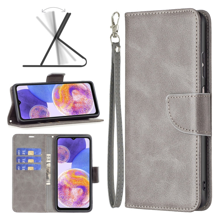 For Samsung Galaxy A23 5G Retro Lambskin Texture Leather Phone Case
