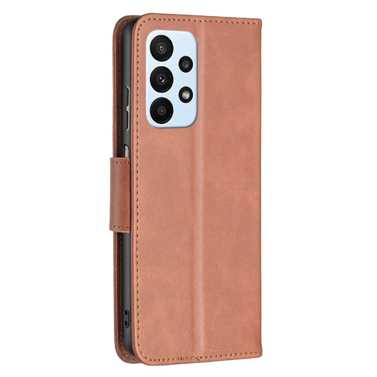 For Samsung Galaxy A23 5G Retro Lambskin Texture Leather Phone Case