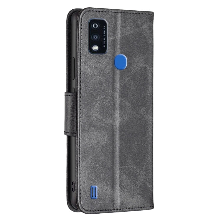 For ZTE Blade A51 Retro Lambskin Texture Leather Phone Case