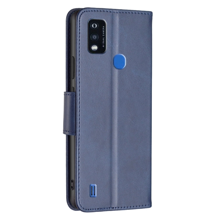 For ZTE Blade A51 Retro Lambskin Texture Leather Phone Case