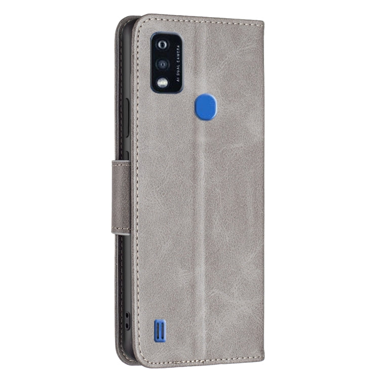For ZTE Blade A51 Retro Lambskin Texture Leather Phone Case