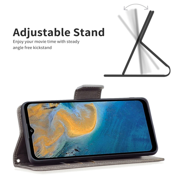 For ZTE Blade A51 Retro Lambskin Texture Leather Phone Case