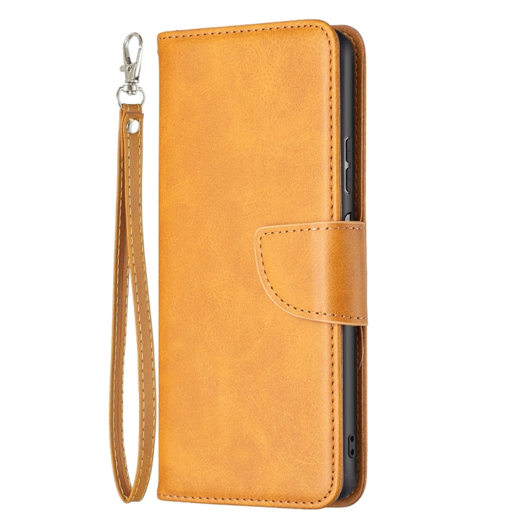 For ZTE Blade A71 Retro Lambskin Texture Leather Phone Case