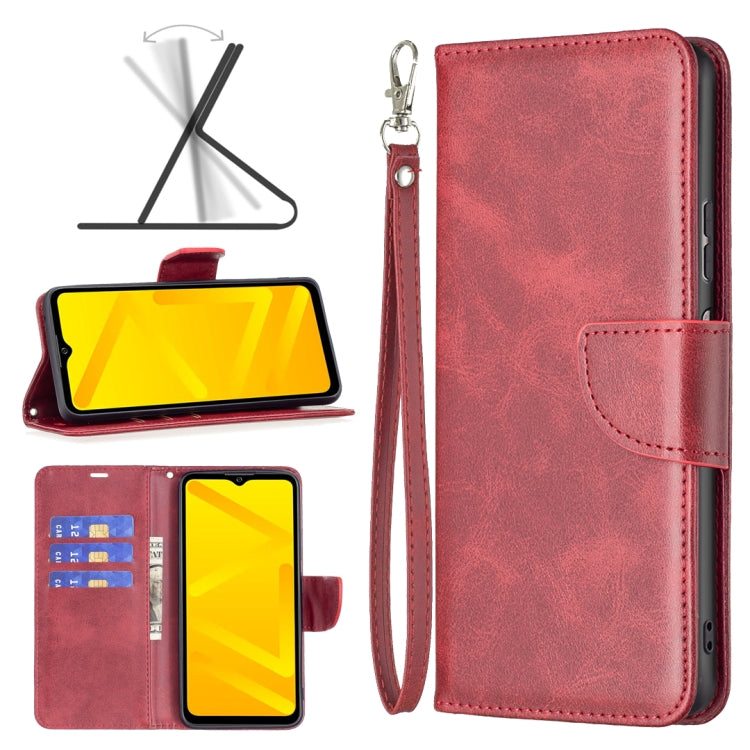 For ZTE Blade A71 Retro Lambskin Texture Leather Phone Case