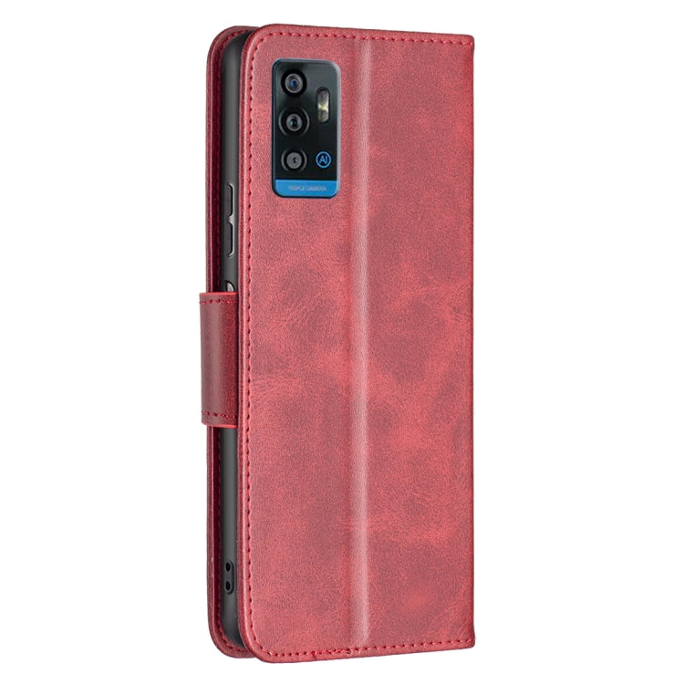 For ZTE Blade A71 Retro Lambskin Texture Leather Phone Case