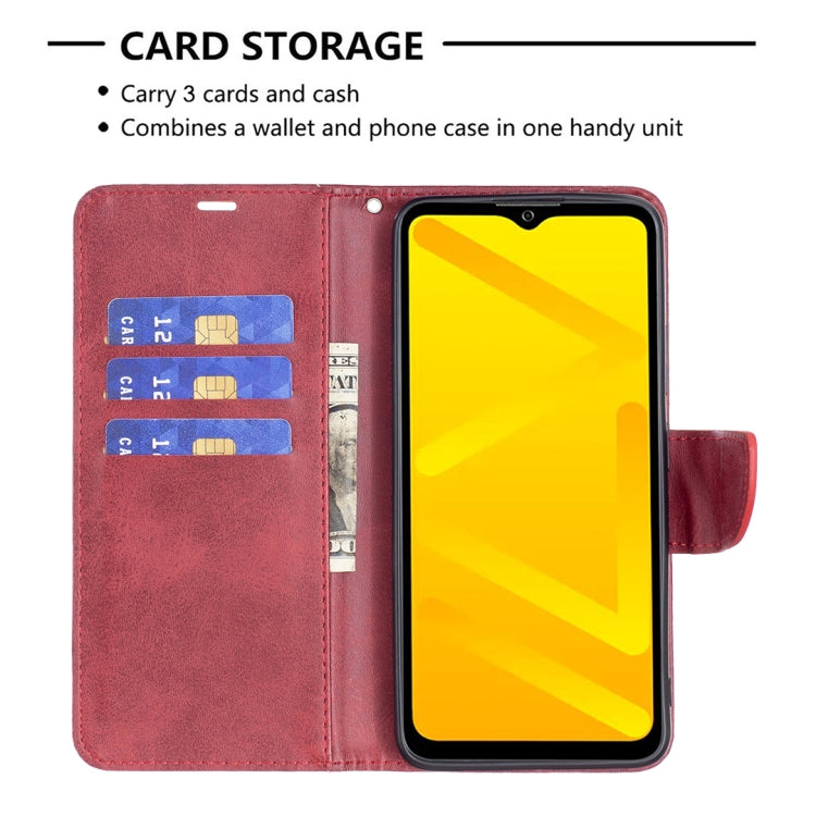For ZTE Blade A71 Retro Lambskin Texture Leather Phone Case