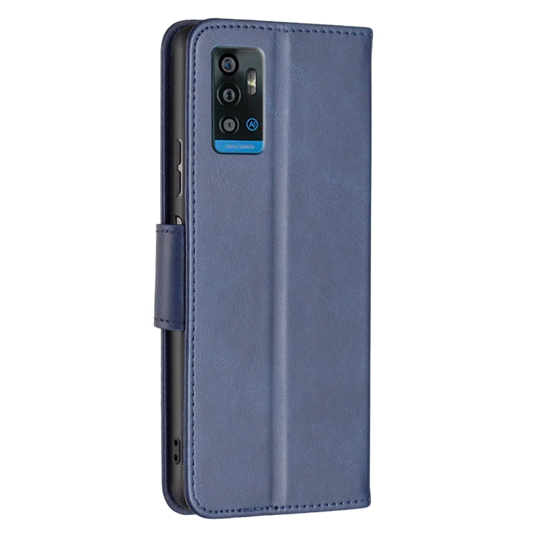 For ZTE Blade A71 Retro Lambskin Texture Leather Phone Case