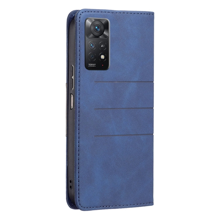 For Xiaomi Redmi Note 11 Pro International Version Magnetic Splicing Leather Phone Case