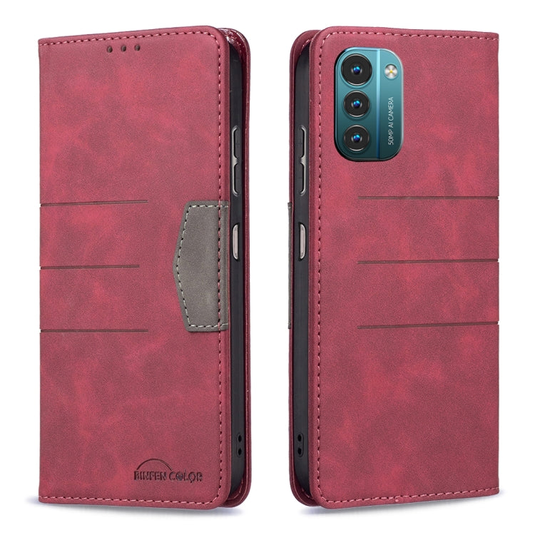 For Nokia G11 / G21 Magnetic Splicing Leather Phone Case