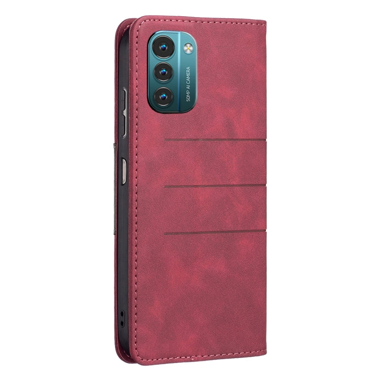 For Nokia G11 / G21 Magnetic Splicing Leather Phone Case