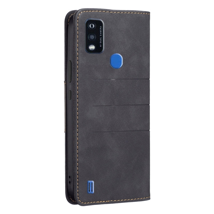 For ZTE Blade A51 Magnetic Splicing Leather Phone Case