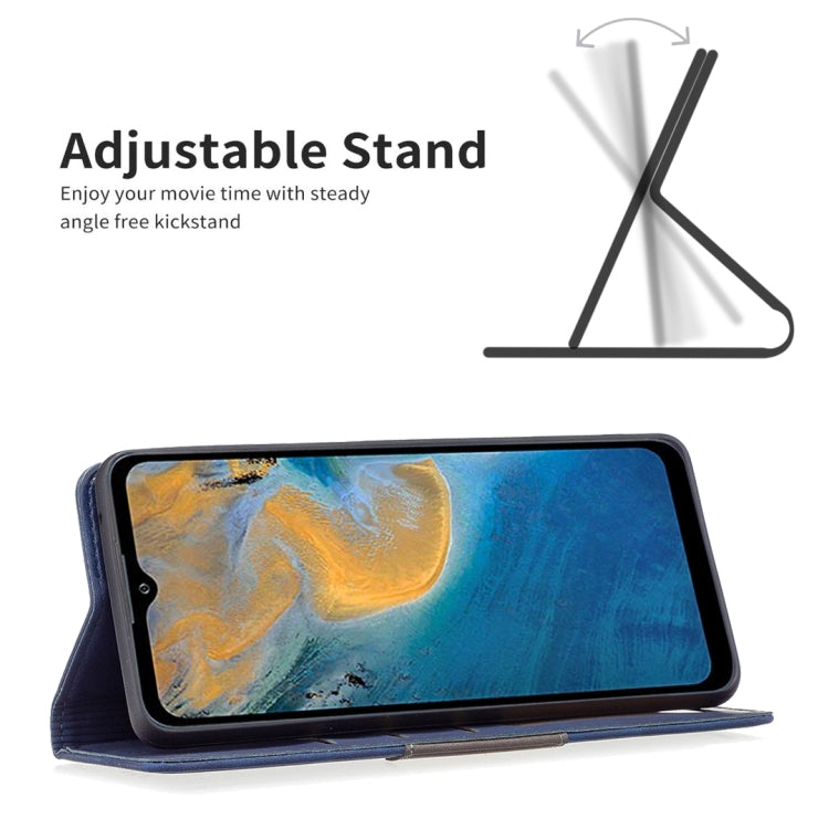 For ZTE Blade A51 Magnetic Splicing Leather Phone Case