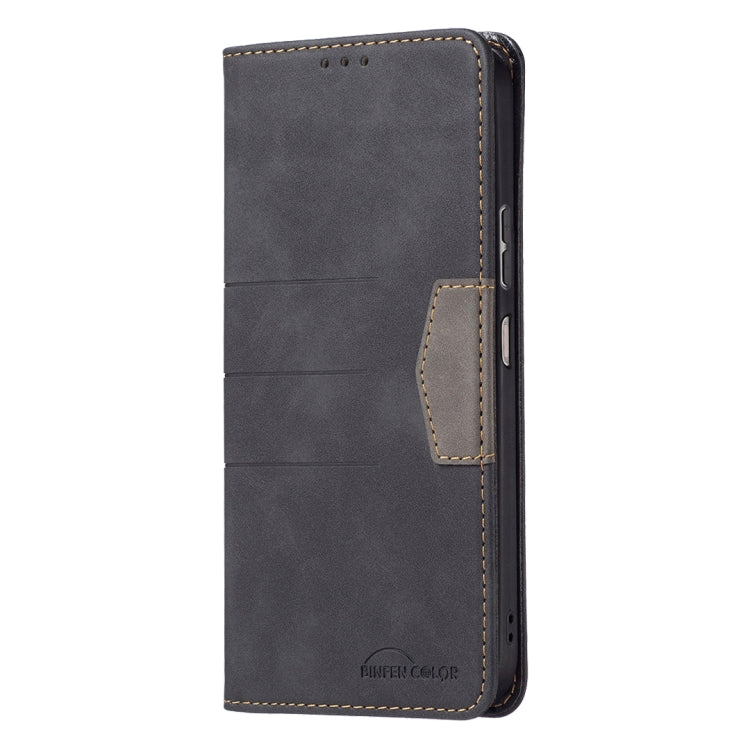 For ZTE Blade A71 Magnetic Splicing Leather Phone Case