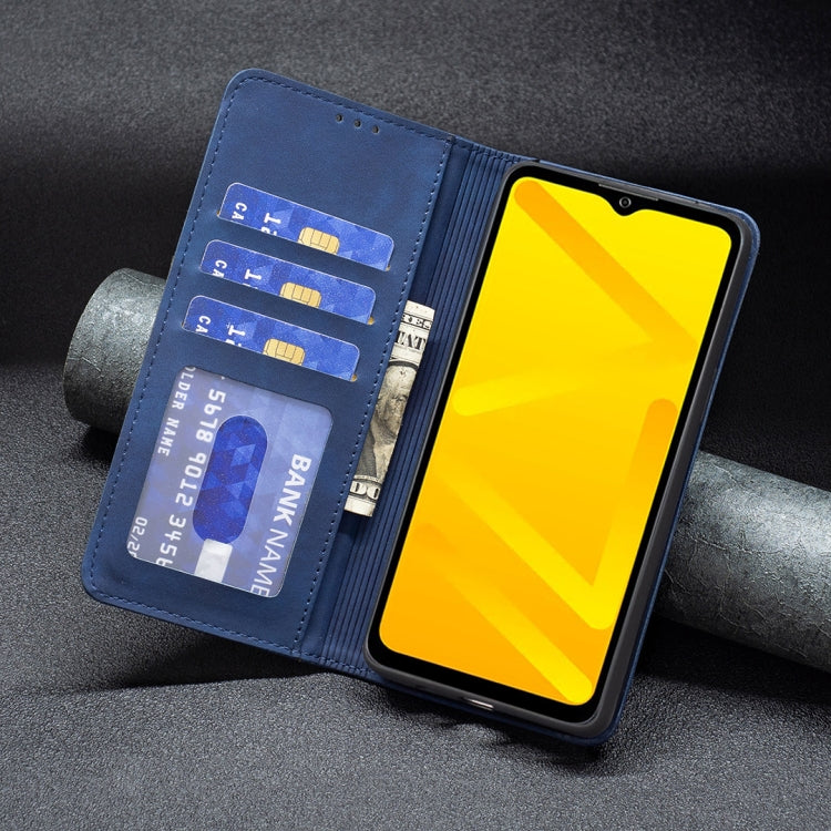 For ZTE Blade A71 Magnetic Splicing Leather Phone Case