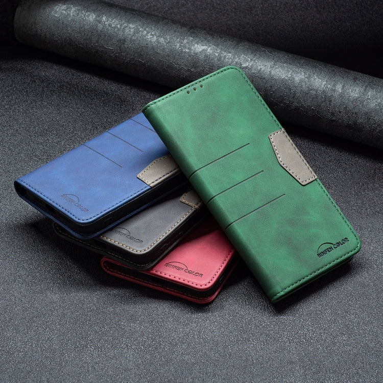 For ZTE Blade A71 Magnetic Splicing Leather Phone Case