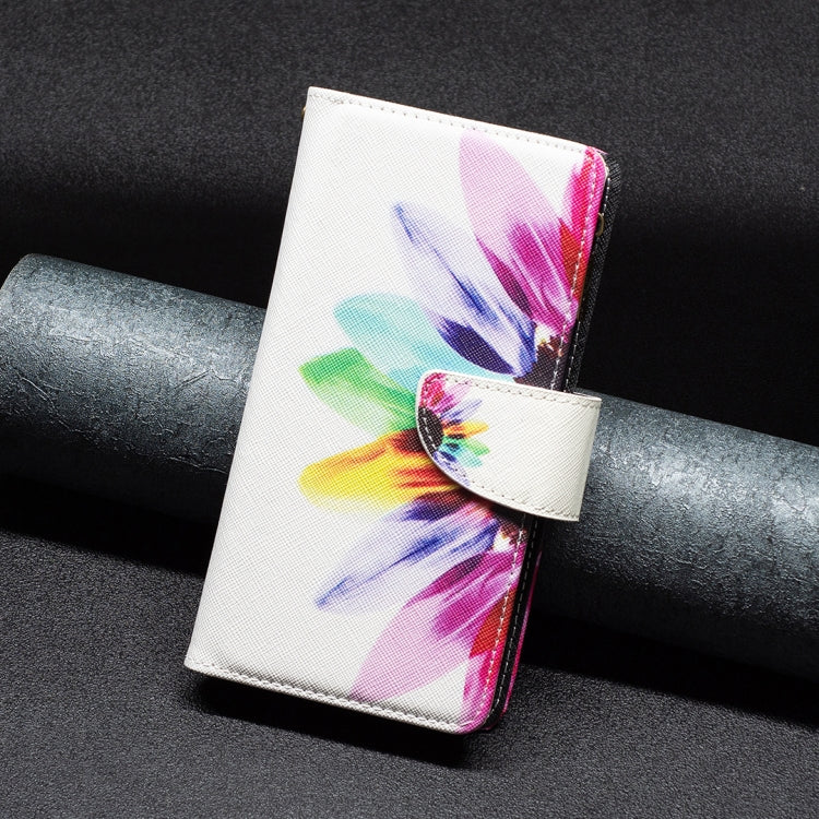 For OPPO Realme 9 Pro Colored Drawing Pattern Zipper Horizontal Flip Leather Phone Case with Holder & Card Slots & Wallet