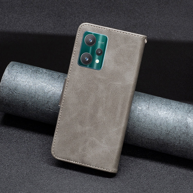 For OPPO Realme 9 Pro Retro Lambskin Texture Leather Phone Case