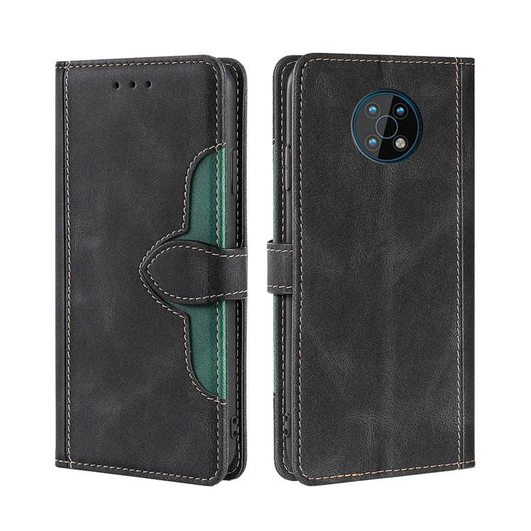 For Nokia G50 Skin Feel Straw Hat Magnetic Buckle Leather Phone Case