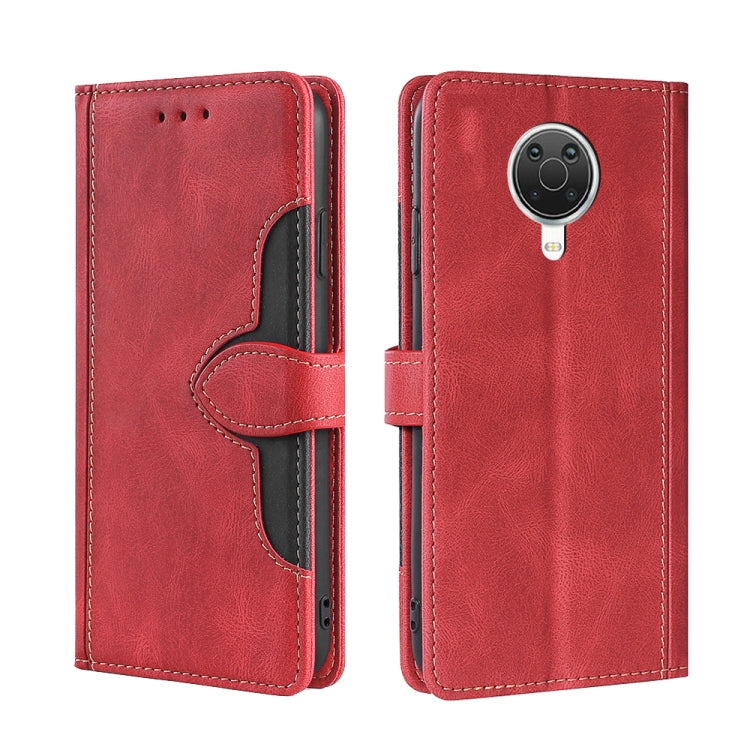 For Nokia 6.3 / G20 Skin Feel Straw Hat Magnetic Buckle Leather Phone Case