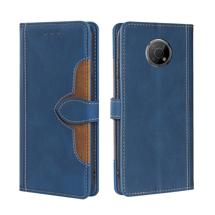 For Nokia G300 Skin Feel Straw Hat Magnetic Buckle Leather Phone Case