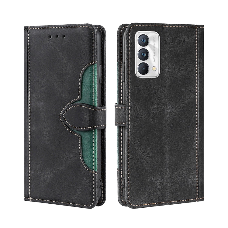 For OPPO Realme GT Master / Q3 Pro Skin Feel Straw Hat Magnetic Buckle Leather Phone Case