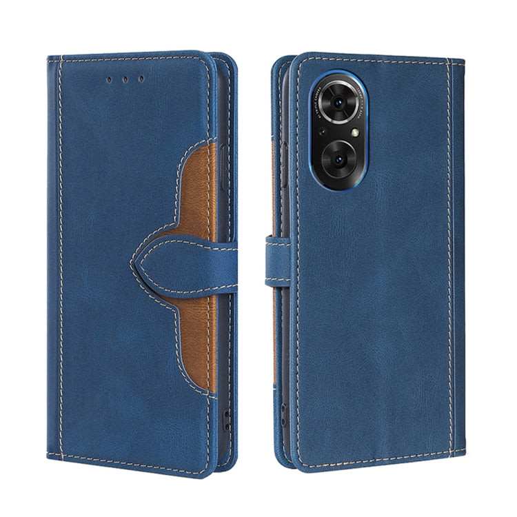 For Honor 50 SE Skin Feel Straw Hat Magnetic Buckle Leather Phone Case