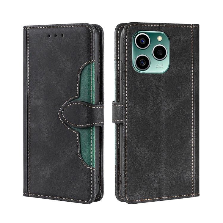 For Honor 60 SE Skin Feel Straw Hat Magnetic Buckle Leather Phone Case