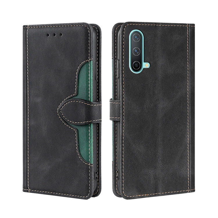 For OnePlus Nord CE 5G Skin Feel Straw Hat Magnetic Buckle Leather Phone Case