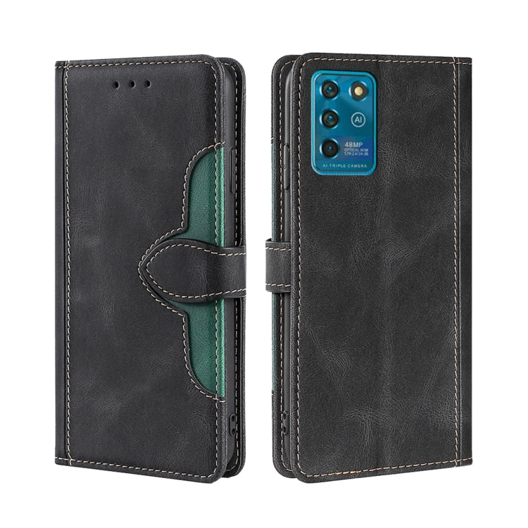 For ZTE Blabe V30 Vita Skin Feel Straw Hat Magnetic Buckle Leather Phone Case