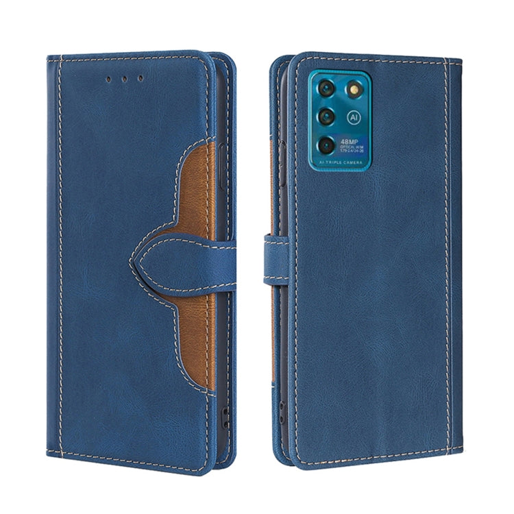 For ZTE Blabe V30 Vita Skin Feel Straw Hat Magnetic Buckle Leather Phone Case