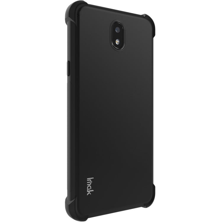 For LG K30 2019 / X2 2019 IMAK All-inclusive Shockproof Airbag TPU Case with Screen Protector(Metal Back)