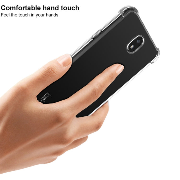 For LG K30 2019 / X2 2019 IMAK All-inclusive Shockproof Airbag TPU Case with Screen Protector(Metal Back)
