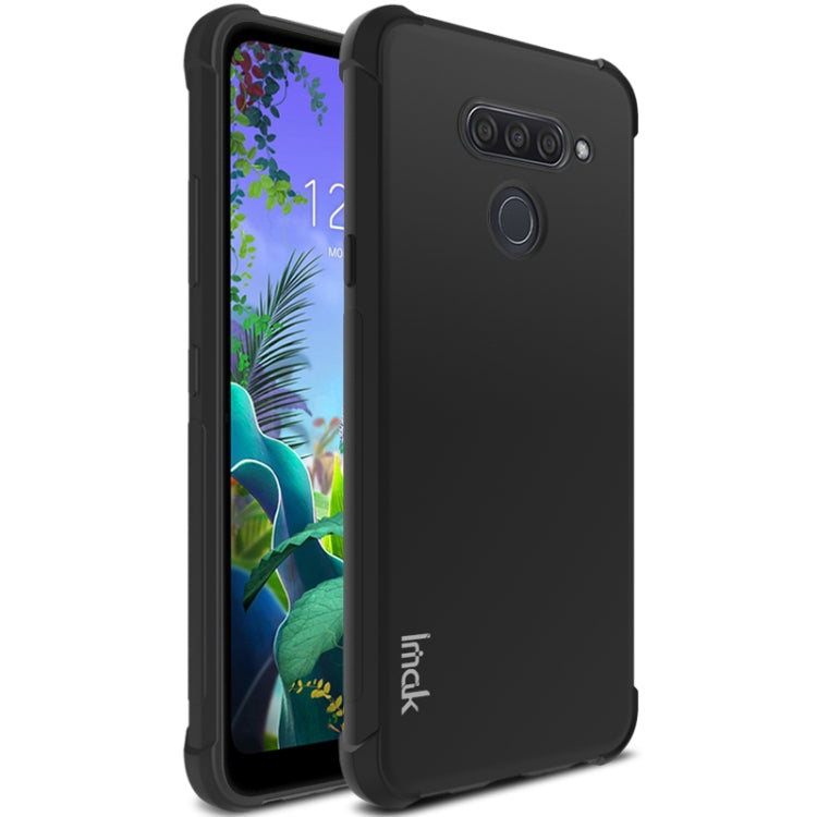 For LG Q60 IMAK All-inclusive Shockproof Airbag TPU Case with Screen Protector