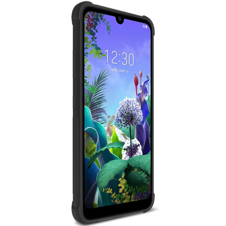 For LG Q60 IMAK All-inclusive Shockproof Airbag TPU Case with Screen Protector