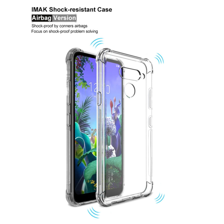 For LG Q60 IMAK All-inclusive Shockproof Airbag TPU Case with Screen Protector