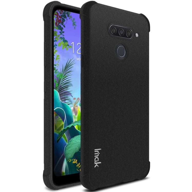 For LG Q60 IMAK All-inclusive Shockproof Airbag TPU Case with Screen Protector