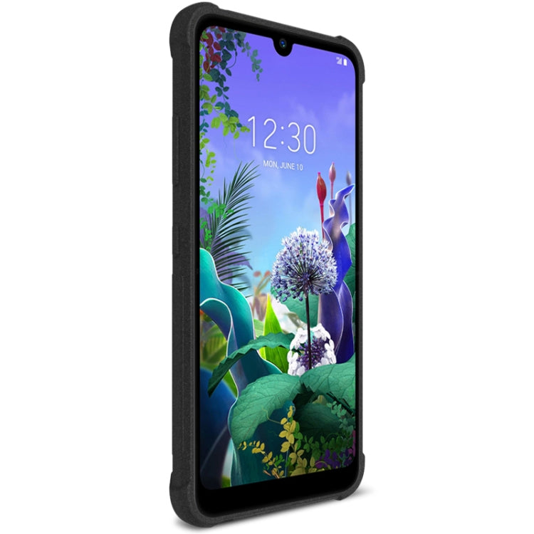 For LG Q60 IMAK All-inclusive Shockproof Airbag TPU Case with Screen Protector
