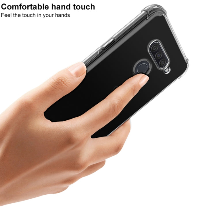For LG Q60 IMAK All-inclusive Shockproof Airbag TPU Case with Screen Protector