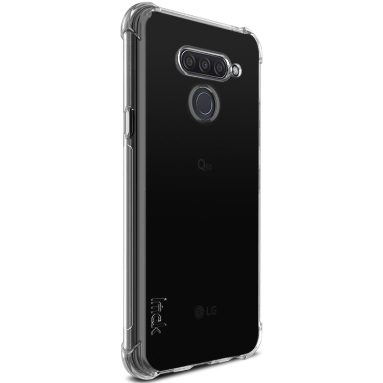 For LG Q60 IMAK All-inclusive Shockproof Airbag TPU Case with Screen Protector