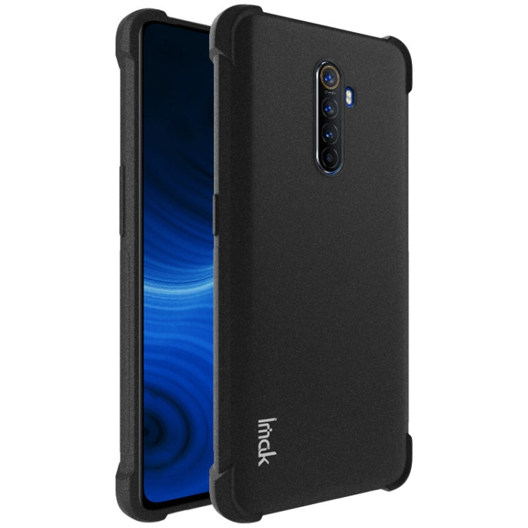 For OPPO Realme X2 Pro / Reno Ace IMAK All-inclusive Shockproof Airbag TPU Case with Screen Protector(Matte Black)