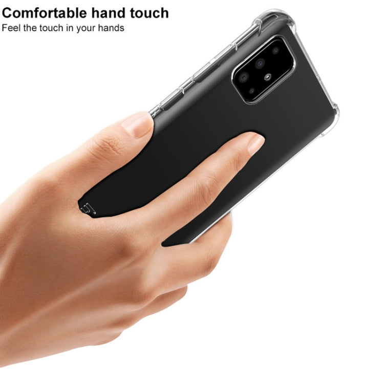 For Galaxy A51 IMAK All-inclusive Shockproof Airbag TPU Case with Screen Protector
