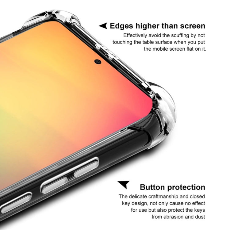 For Galaxy A51 IMAK All-inclusive Shockproof Airbag TPU Case with Screen Protector