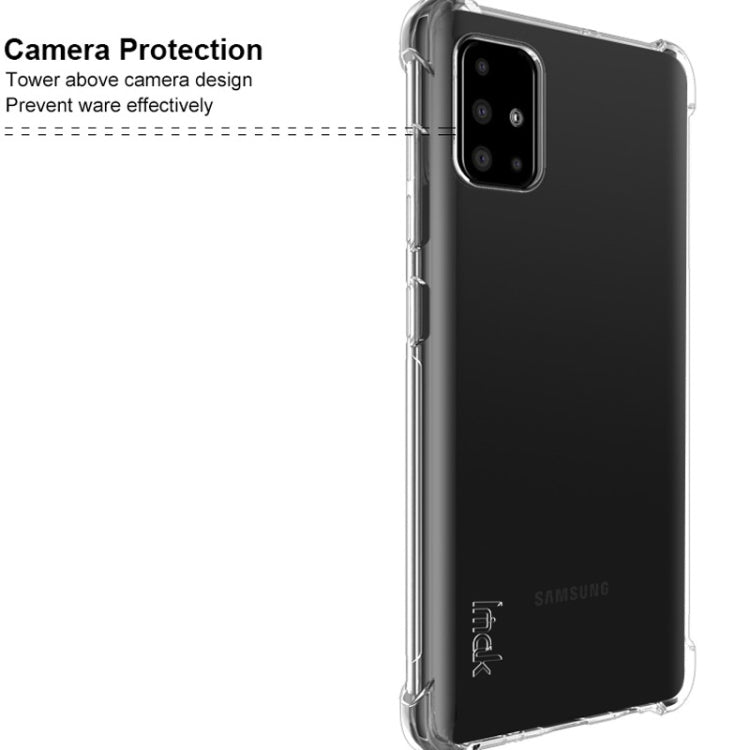 For Galaxy A51 IMAK All-inclusive Shockproof Airbag TPU Case with Screen Protector