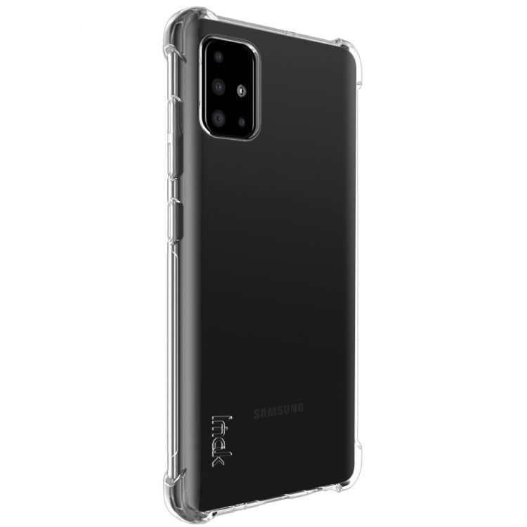 For Galaxy A51 IMAK All-inclusive Shockproof Airbag TPU Case with Screen Protector