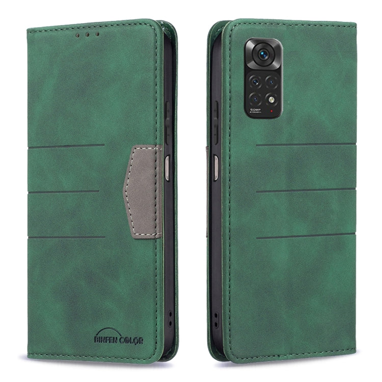 For Xiaomi Redmi Note 11 Global Magnetic Splicing Leather Phone Case