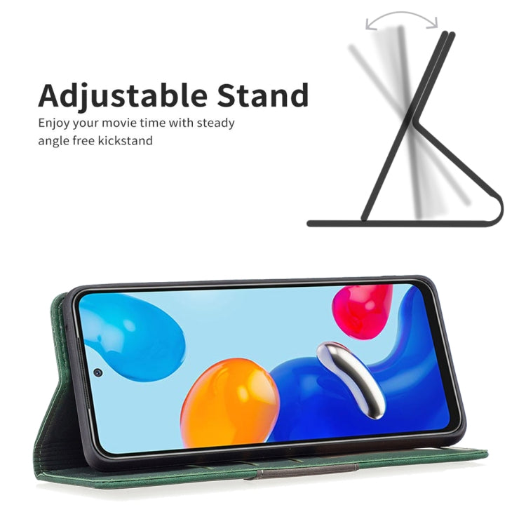 For Xiaomi Redmi Note 11 Global Magnetic Splicing Leather Phone Case