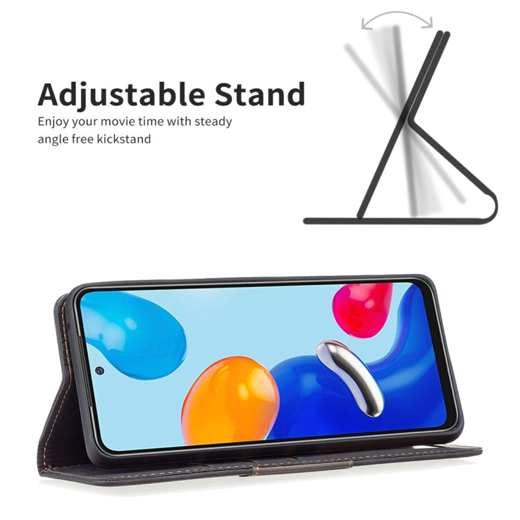 For Xiaomi Redmi Note 11 Global Magnetic Splicing Leather Phone Case