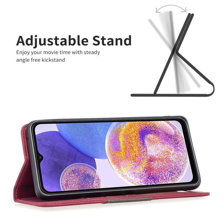 For Samsung Galaxy A23 5G Magnetic Splicing Leather Phone Case