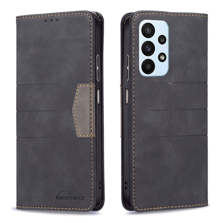 For Samsung Galaxy A23 5G Magnetic Splicing Leather Phone Case