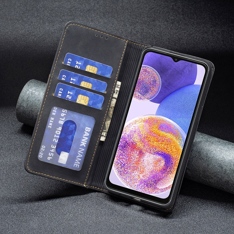 For Samsung Galaxy A23 5G Magnetic Splicing Leather Phone Case